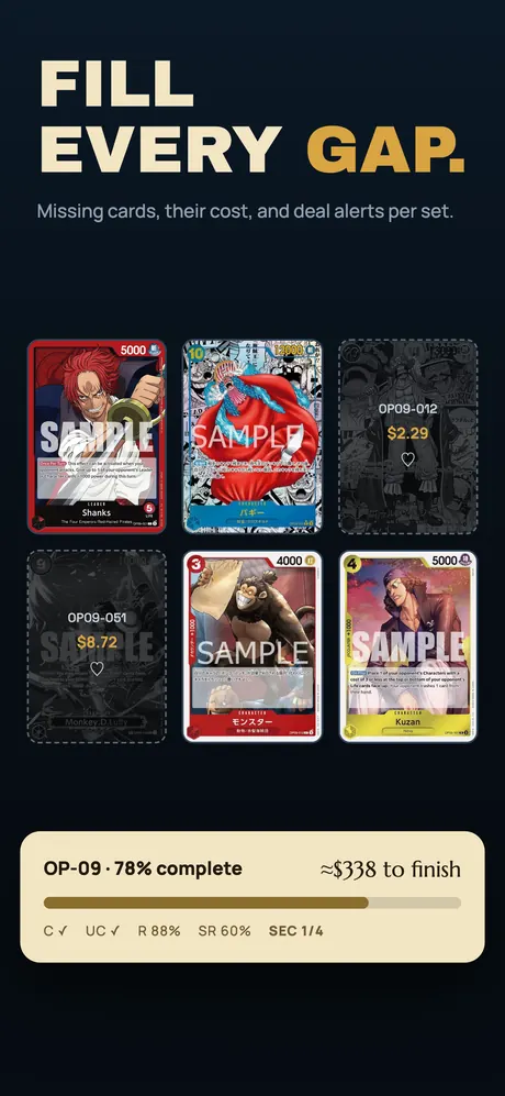 Missing cards