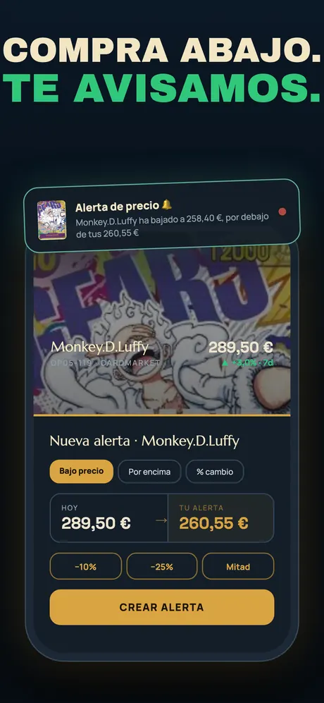 Alertas de precio