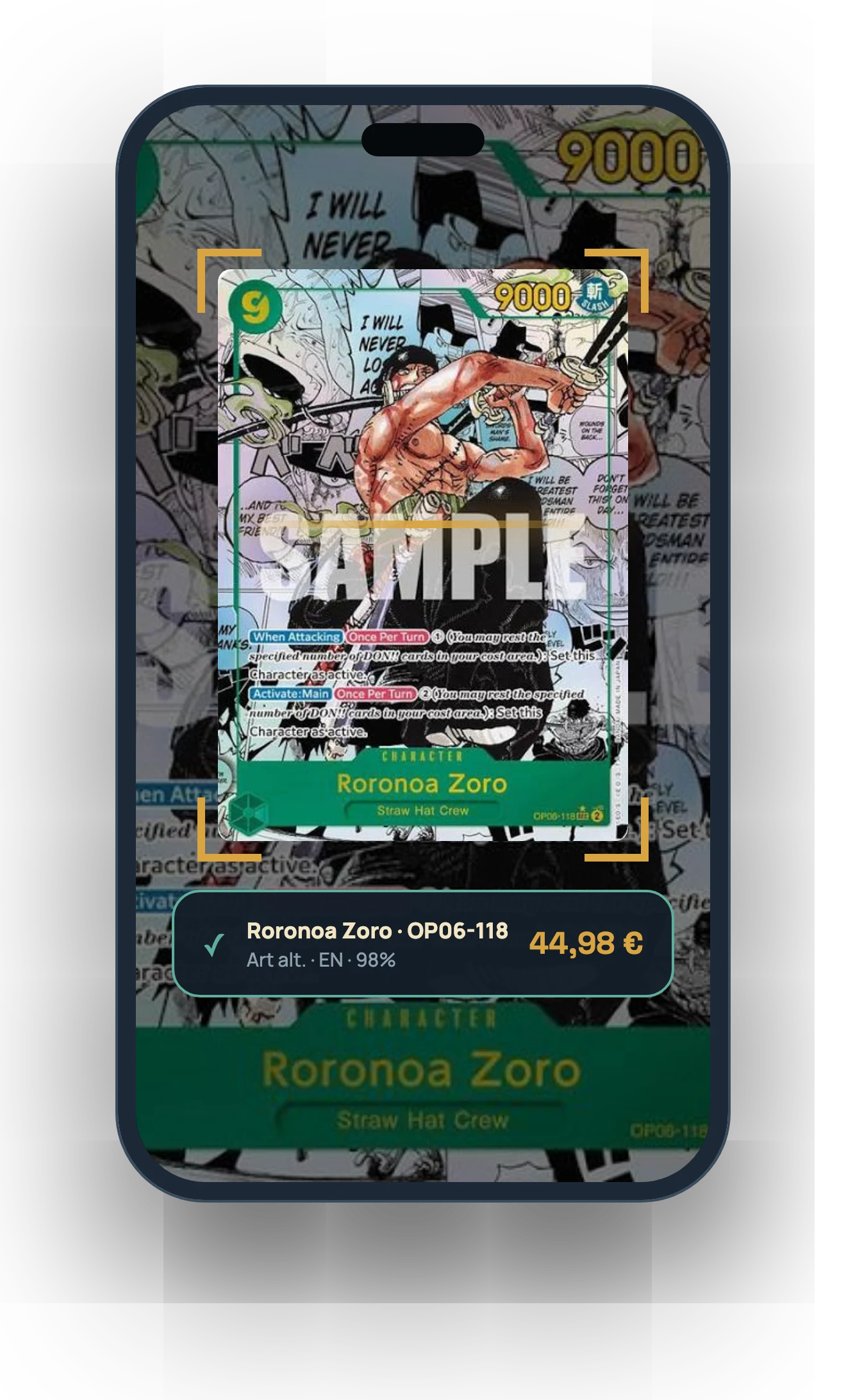 Scannez chaque carte. Tracez votre collection. GrandFolio rassemble votre collection physique One Piece TCG dans un journal privé et organisé, du premier scan au prochain deck ou échange.